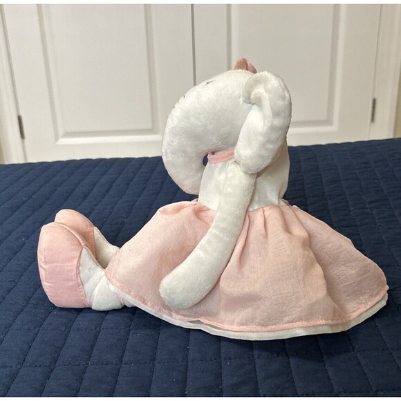 Baby Ganz Elephant Pink Ballerina Tutu Plush Stuffed Animal 13” - Picture 2 of 12